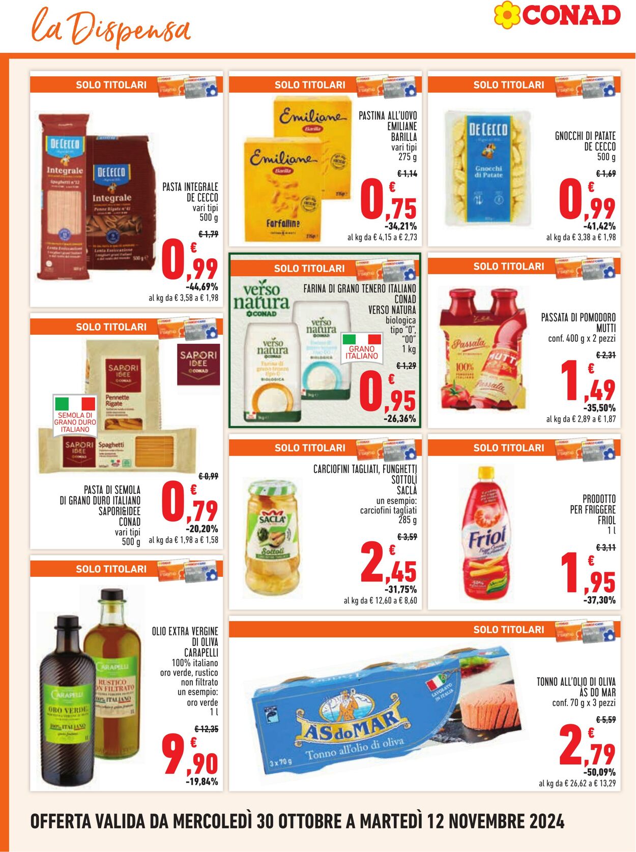 Volantino Conad 30.10.2024 - 12.11.2024