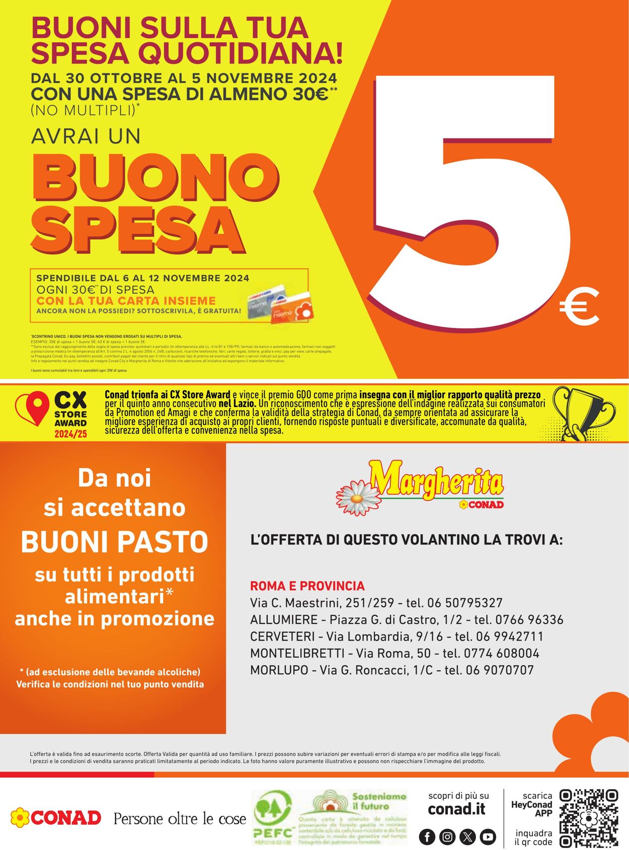 Volantino Conad 30.10.2024 - 12.11.2024