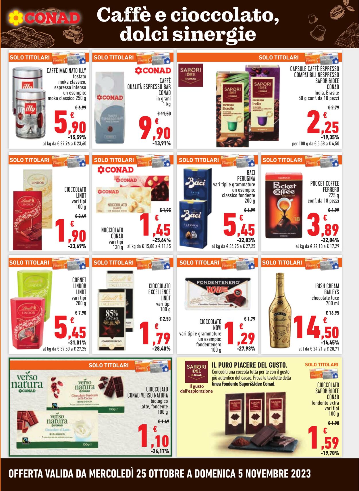 Conad Volantino Promozionale - Margherita - Napoli - Valido da 25.10 a  05.11 - Pagina N. 13 