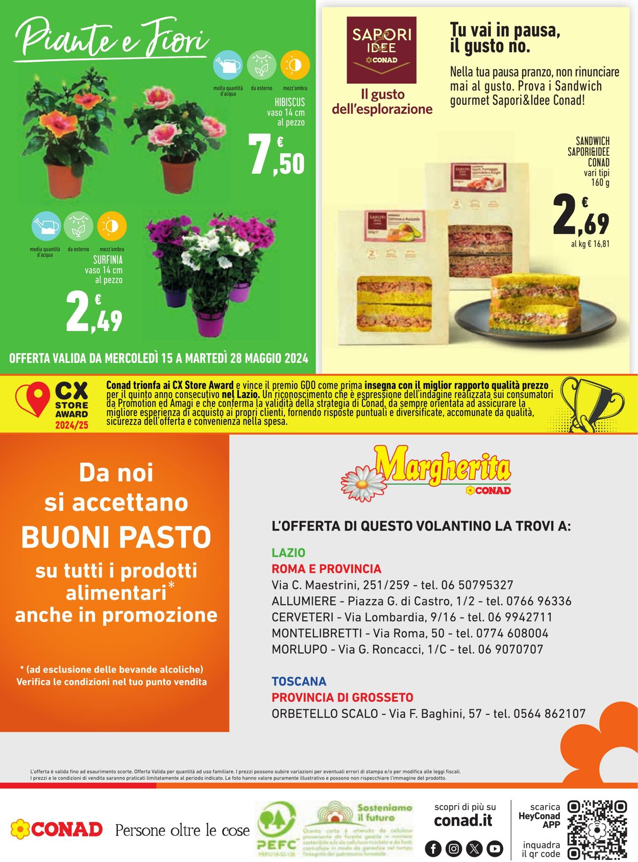 Volantino Conad 15.05.2024 - 28.05.2024