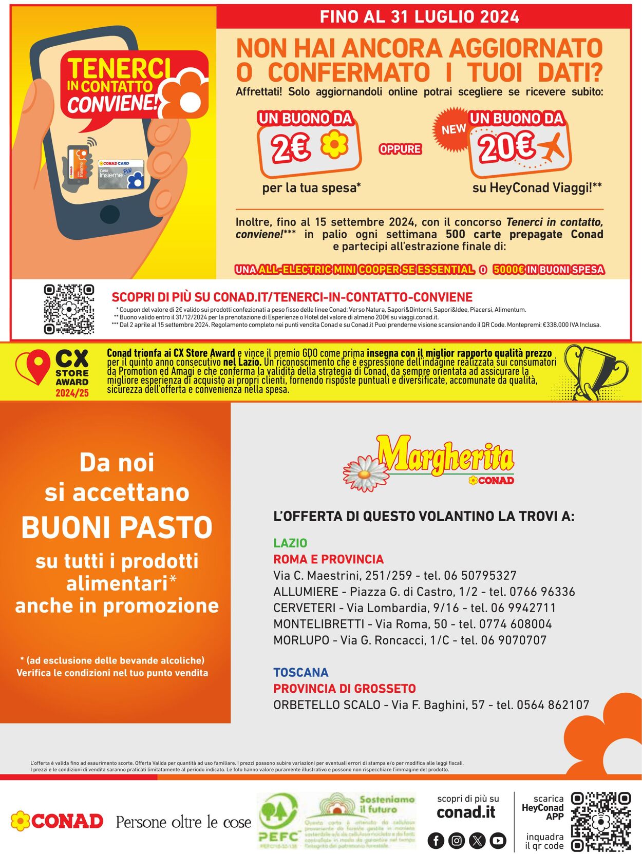 Volantino Conad 10.07.2024 - 23.07.2024