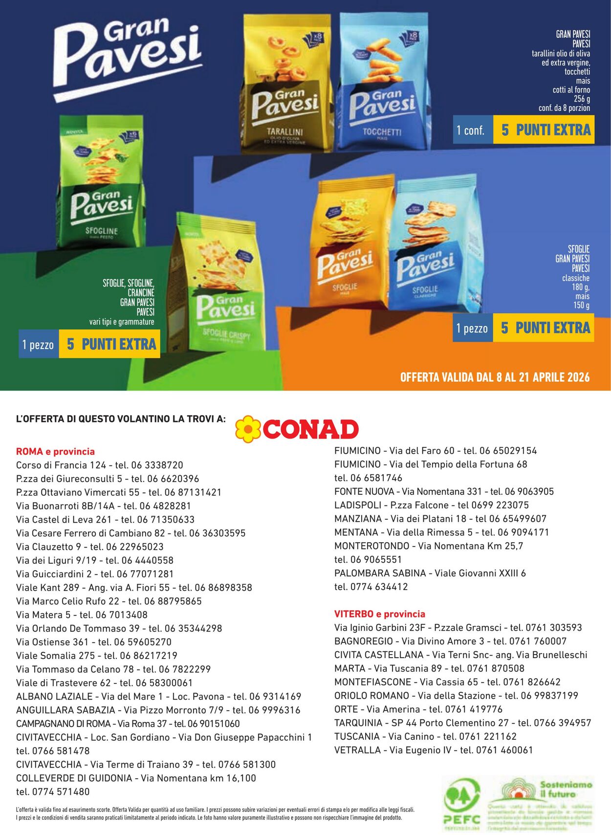 Volantino Conad 25.03.2026 - 21.04.2026