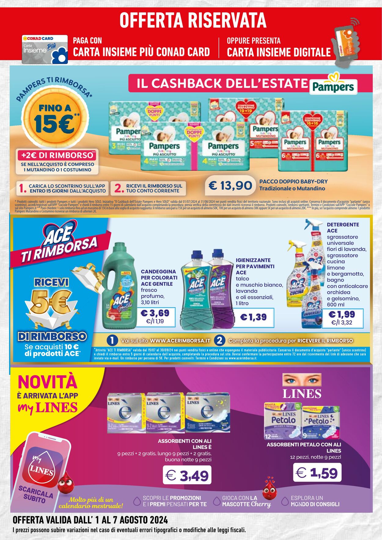 Volantino Conad 01.07.2024 - 07.08.2024