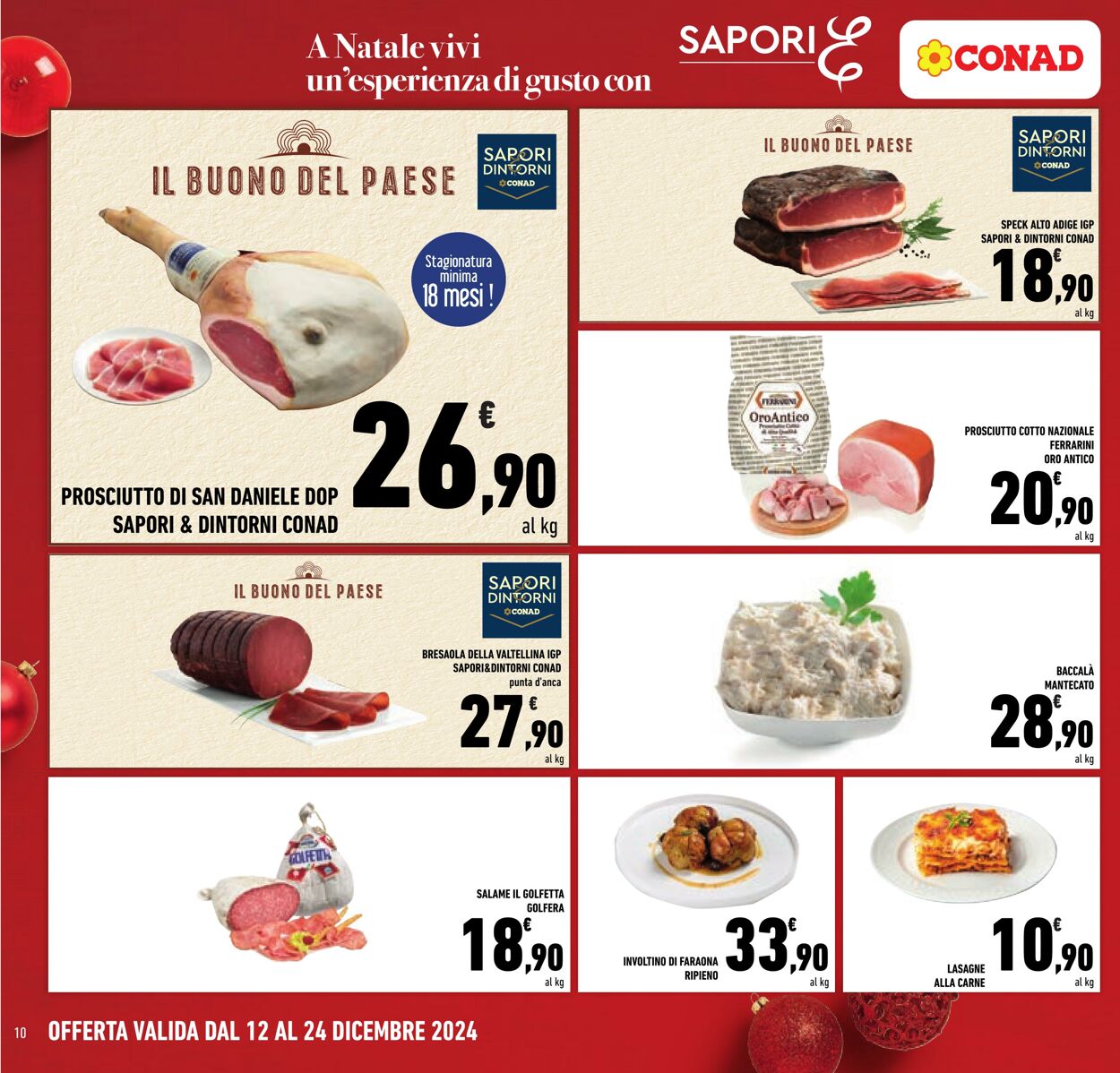 Volantino Conad 12.12.2024 - 24.12.2024