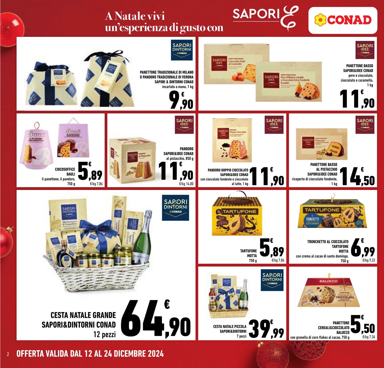 Volantino Conad 12.12.2024 - 24.12.2024