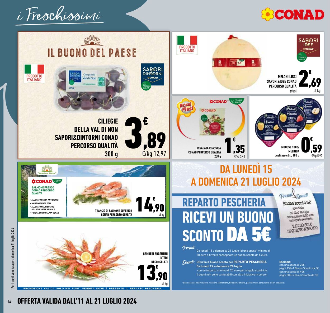 Volantino Conad 11.07.2024 - 21.07.2024