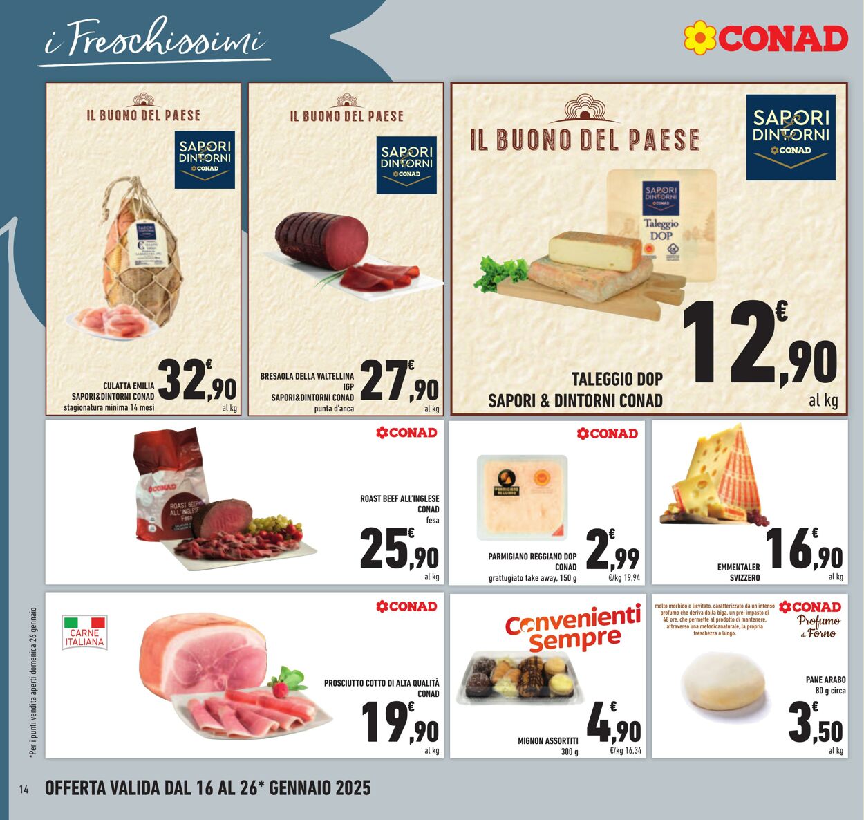 Volantino Conad 16.01.2025 - 26.01.2025