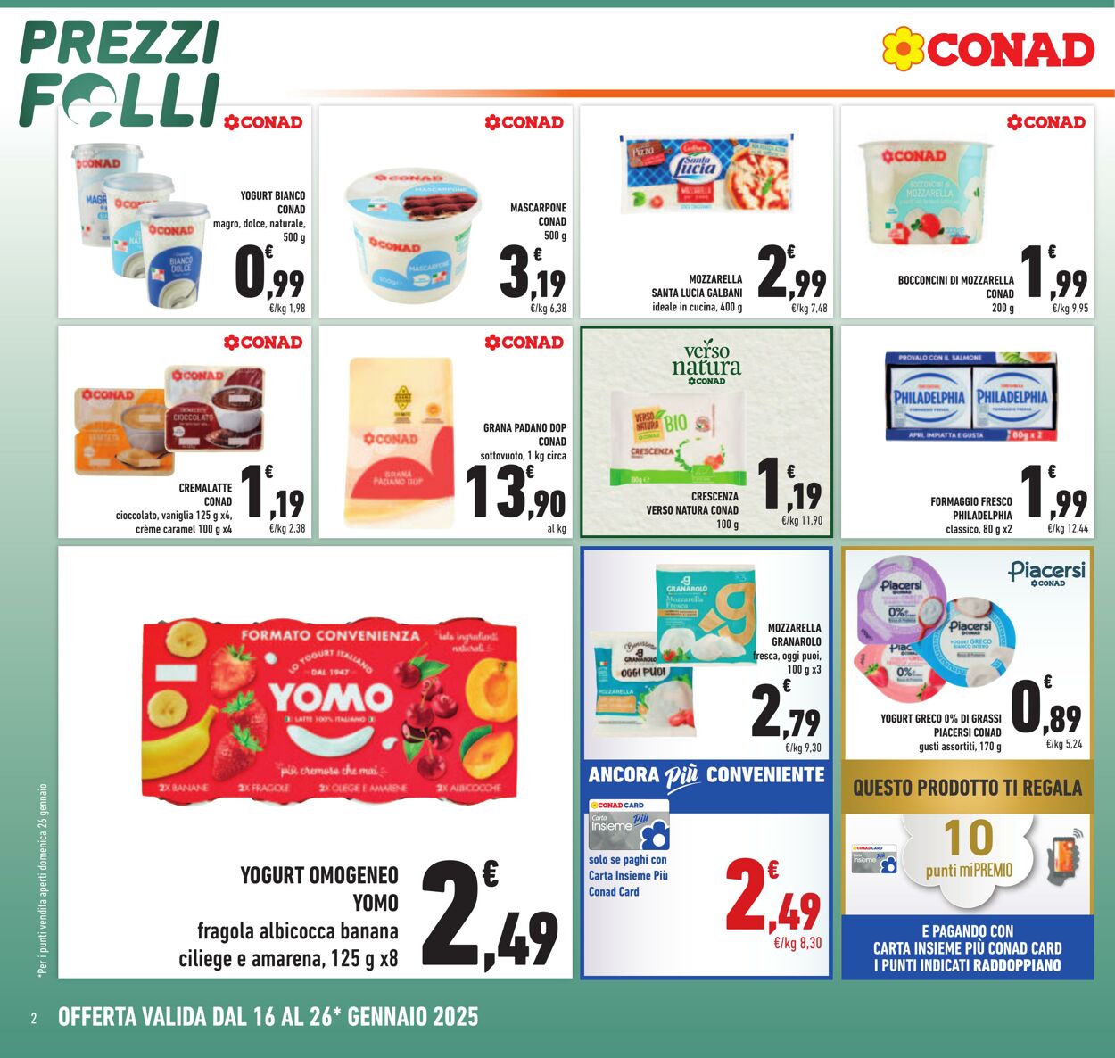 Volantino Conad 16.01.2025 - 26.01.2025