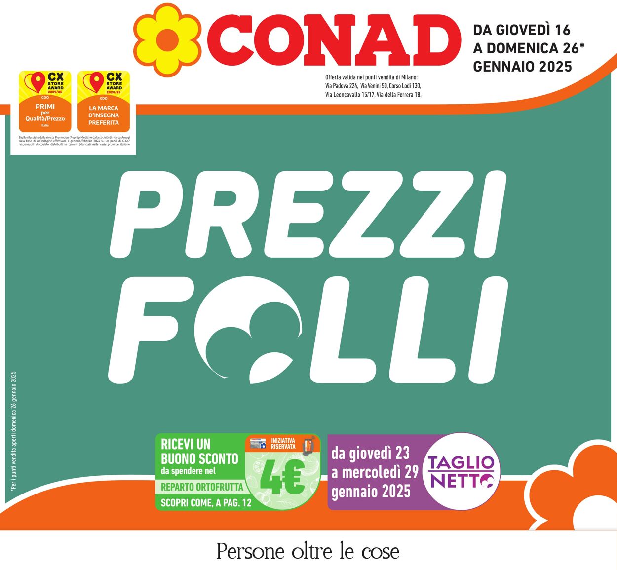 Volantino Conad 16.01.2025 - 26.01.2025