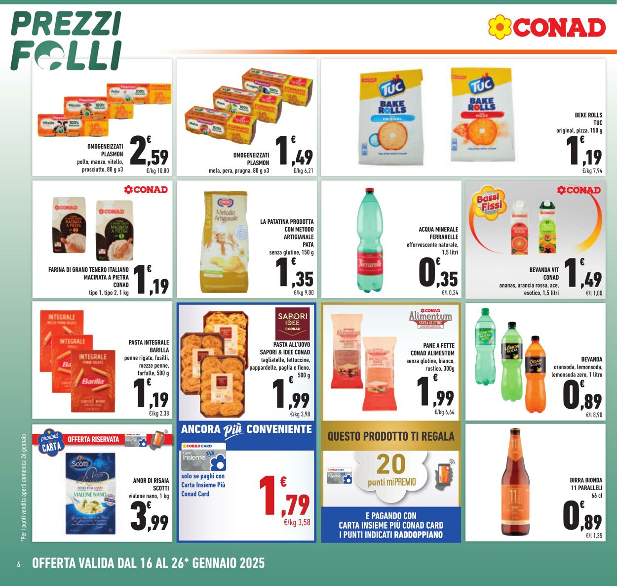 Volantino Conad 16.01.2025 - 26.01.2025