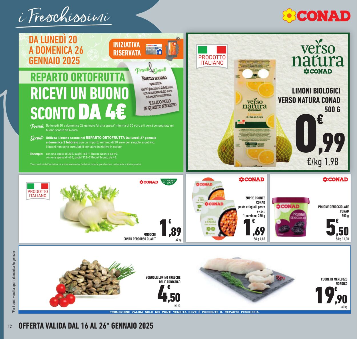 Volantino Conad 16.01.2025 - 26.01.2025