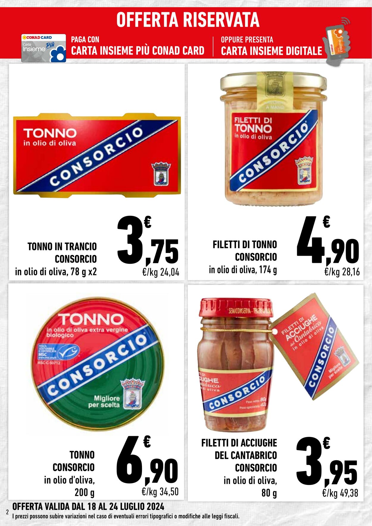 Volantino Conad 18.07.2024 - 24.07.2024