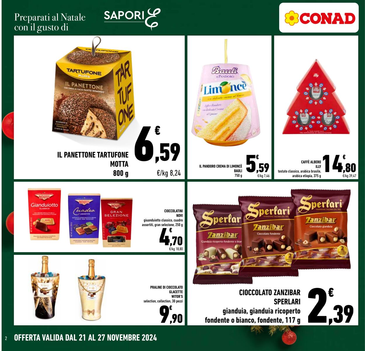 Volantino Conad 21.11.2024 - 27.11.2024