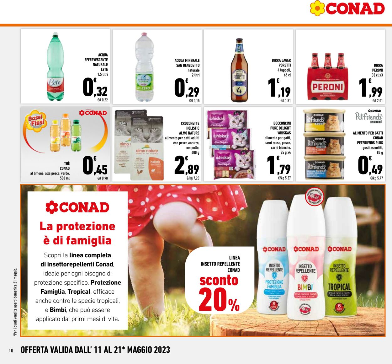 Volantino Conad 11.05.2023 - 21.05.2023