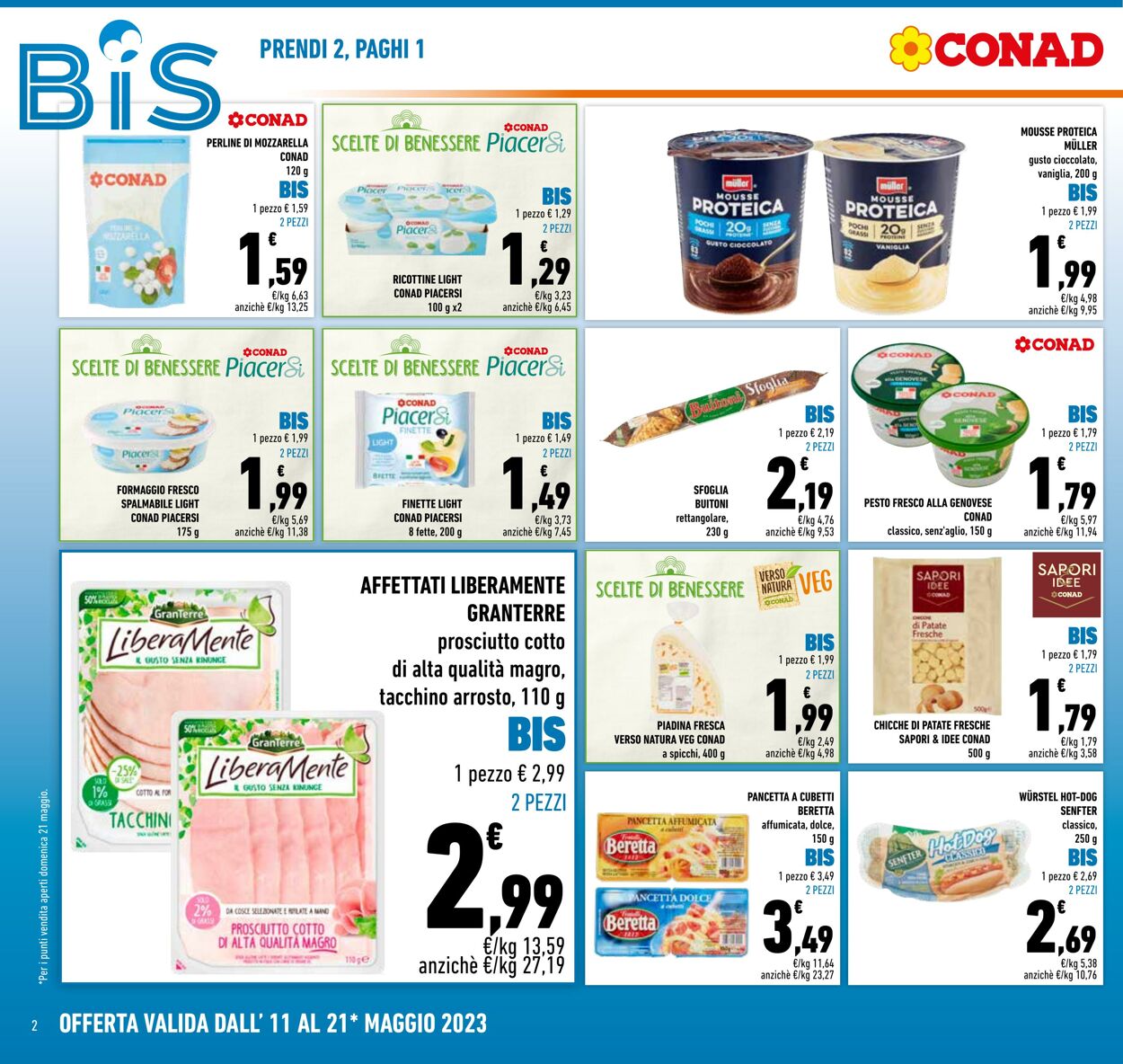 Volantino Conad 11.05.2023 - 21.05.2023