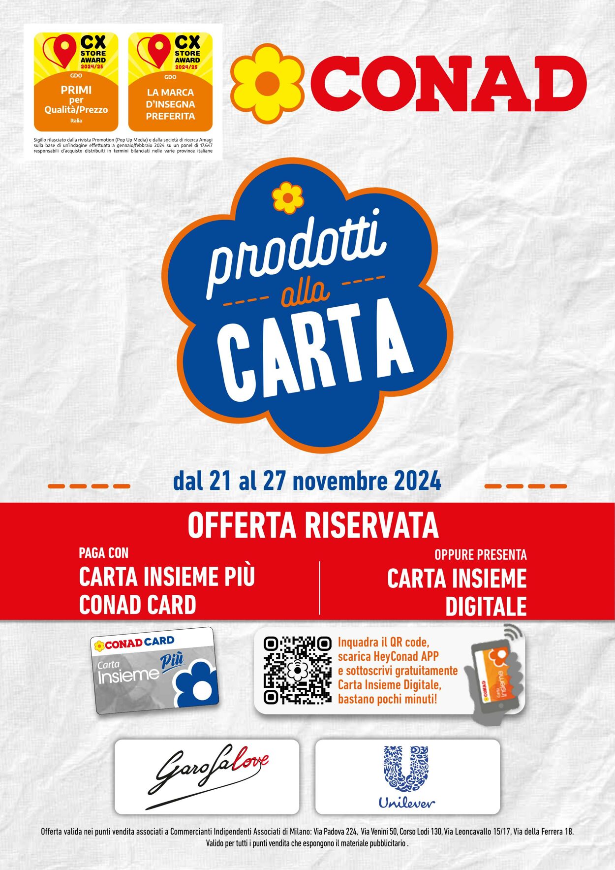 Volantino Conad 21.11.2024 - 27.11.2024