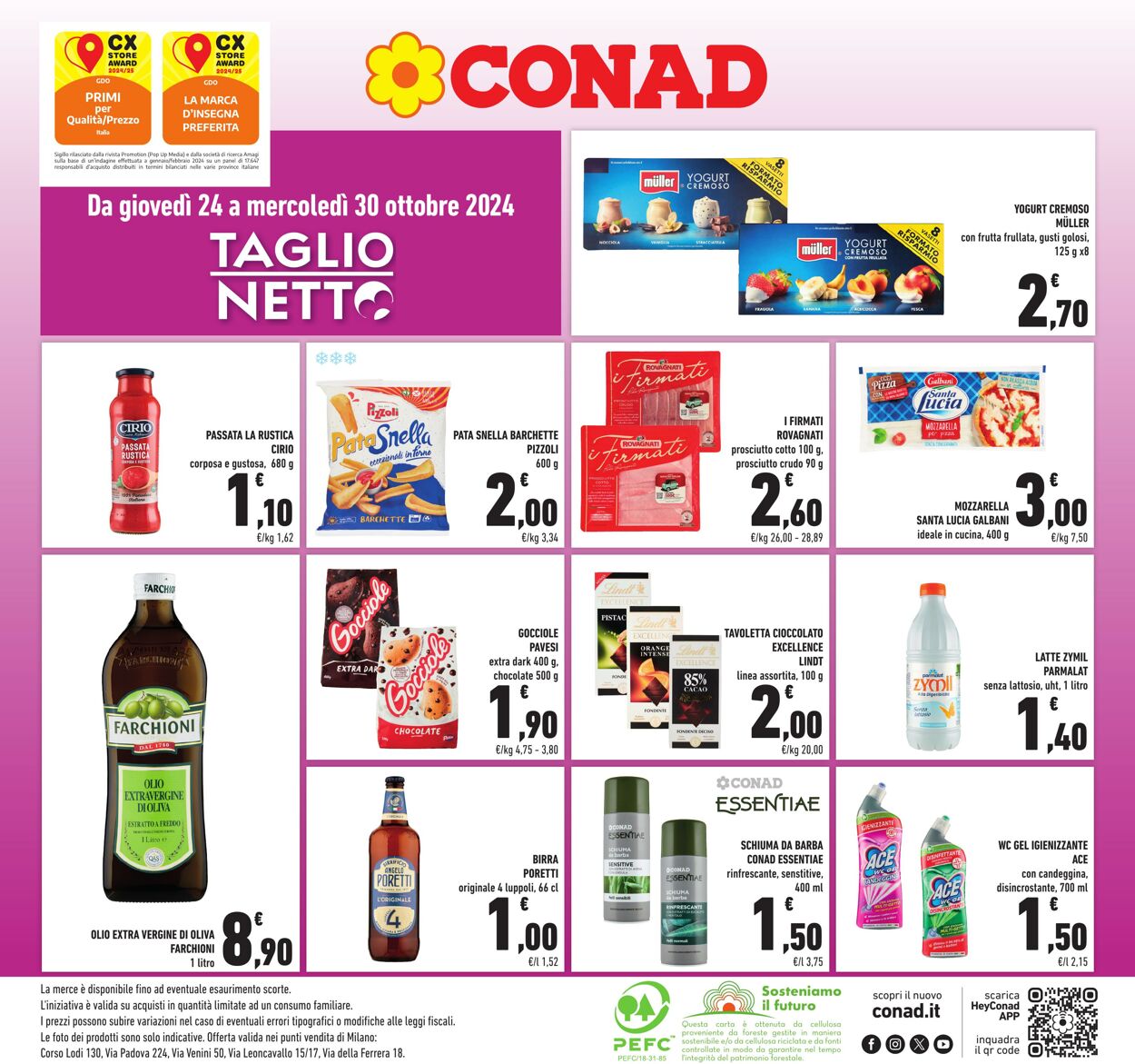 Volantino Conad 24.10.2024 - 30.10.2024