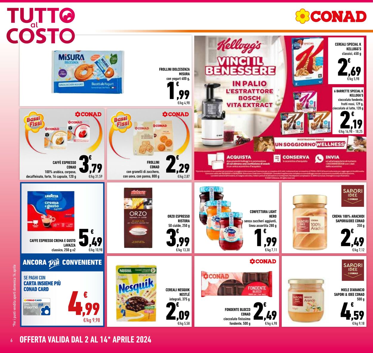 Volantino Conad 02.04.2024 - 14.04.2024