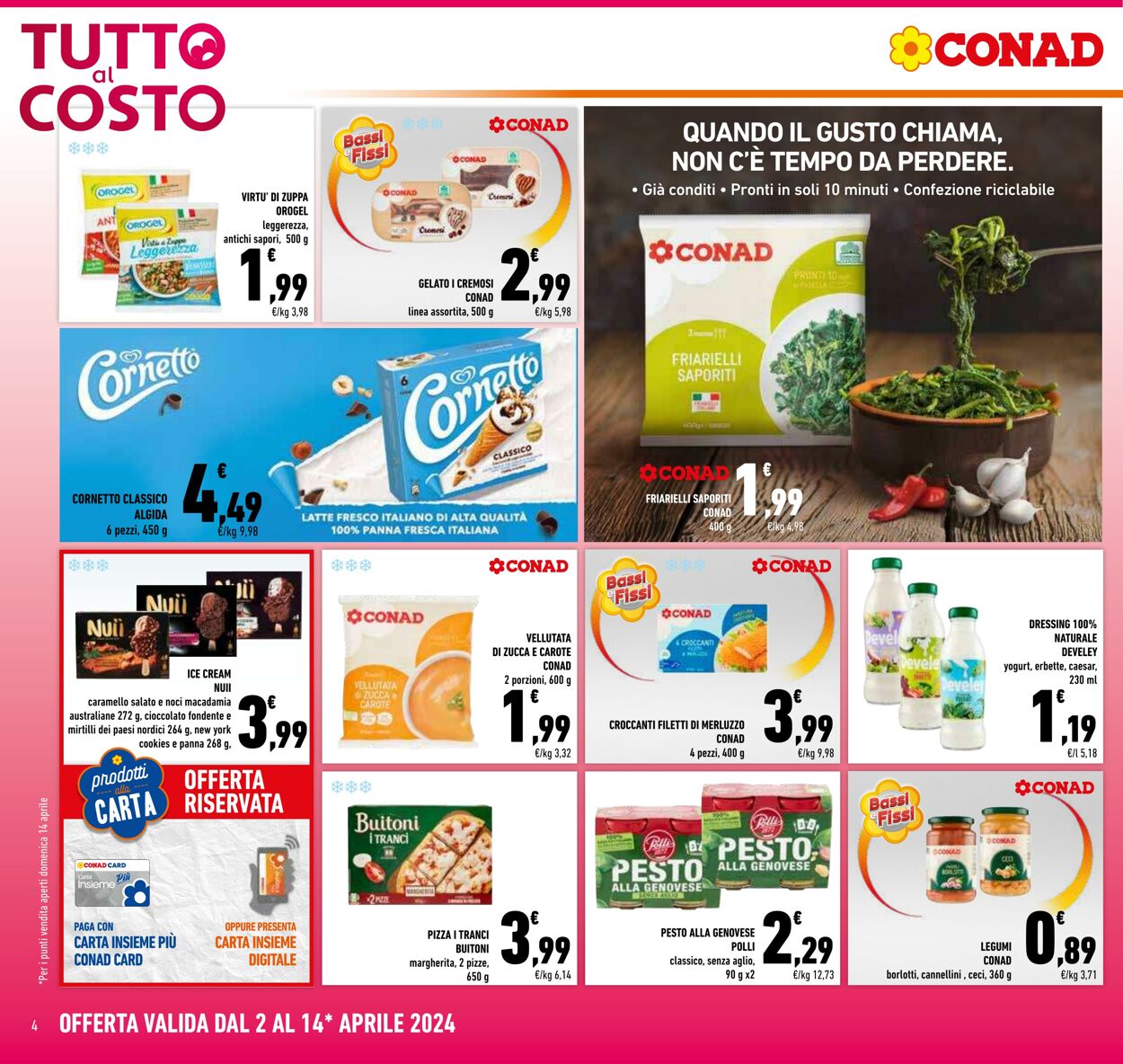 Volantino Conad 02.04.2024 - 14.04.2024