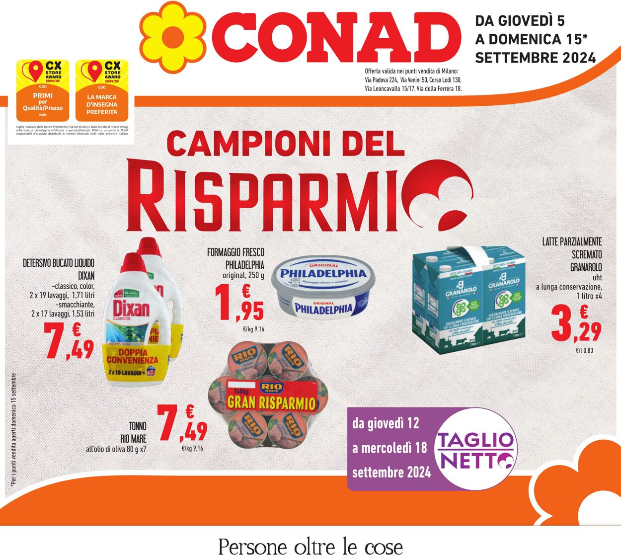 Volantino Conad 05.08.2024 - 15.09.2024