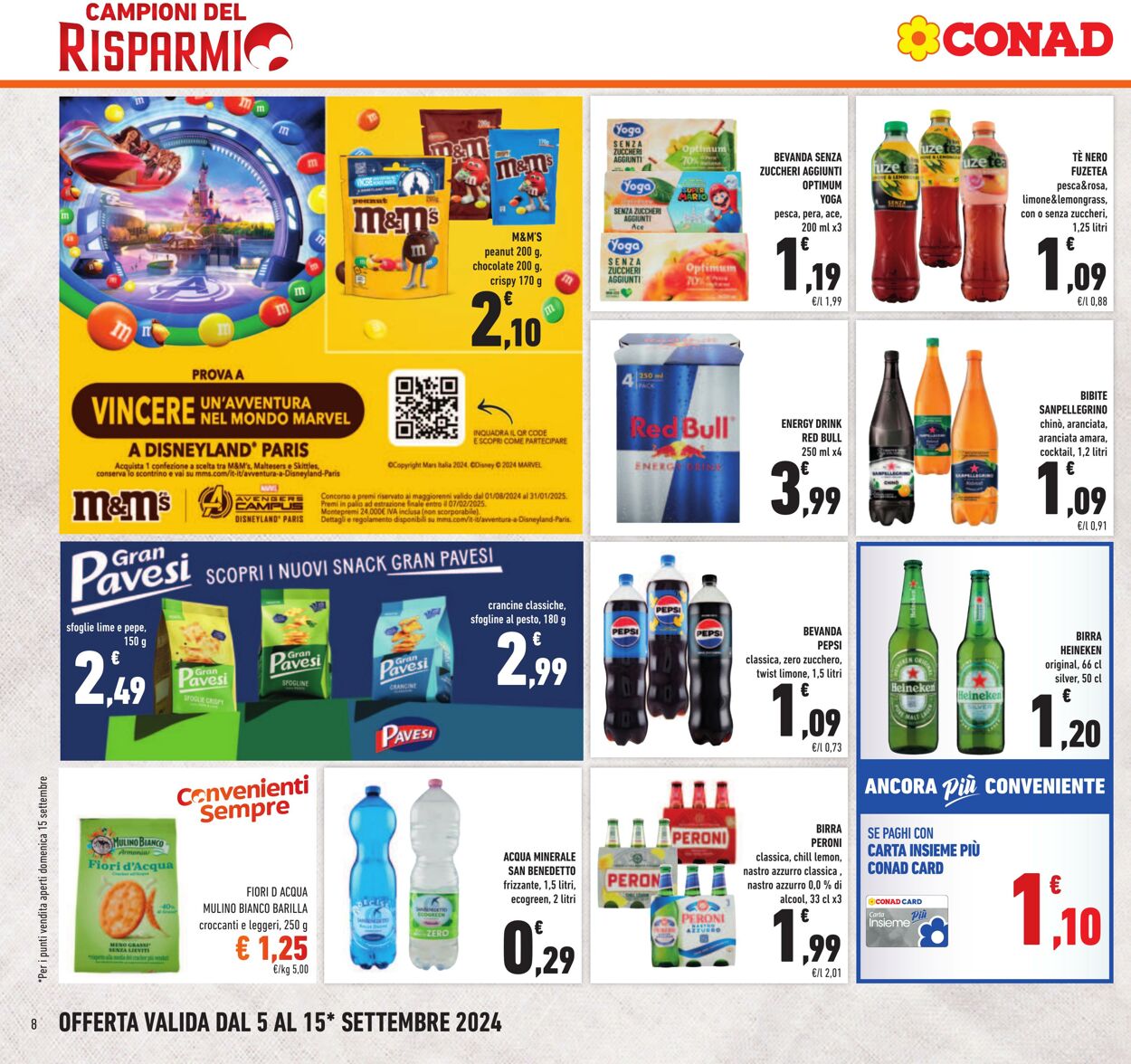 Volantino Conad 05.08.2024 - 15.09.2024