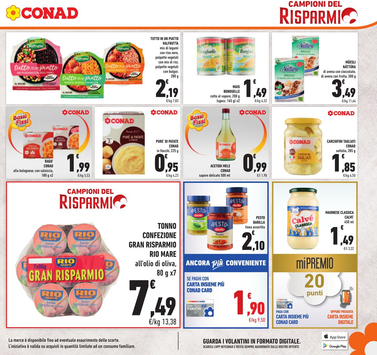 Volantino Conad 05.08.2024 - 15.09.2024