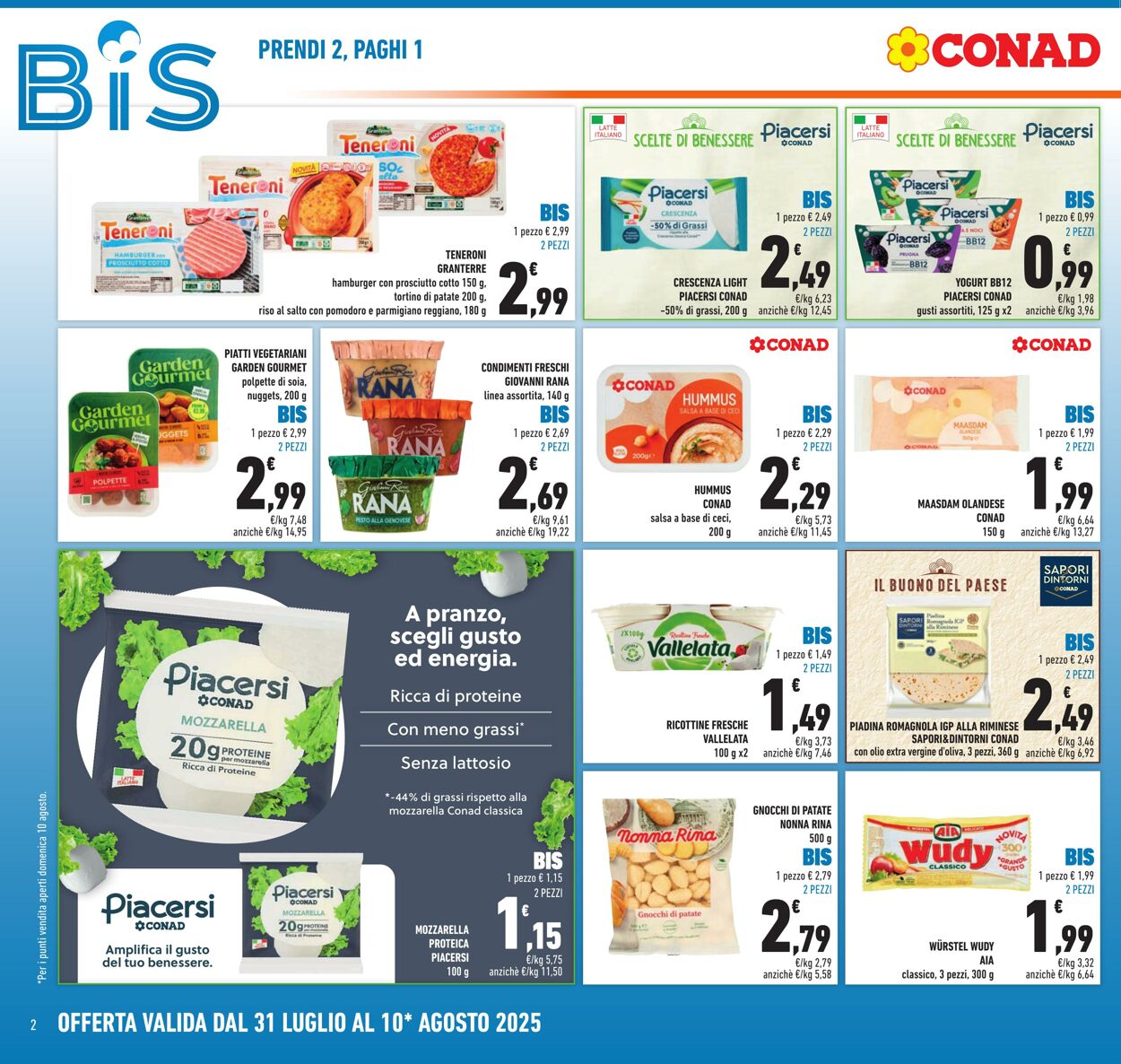 Volantino Conad 08.08.2025 - 08.08.2025