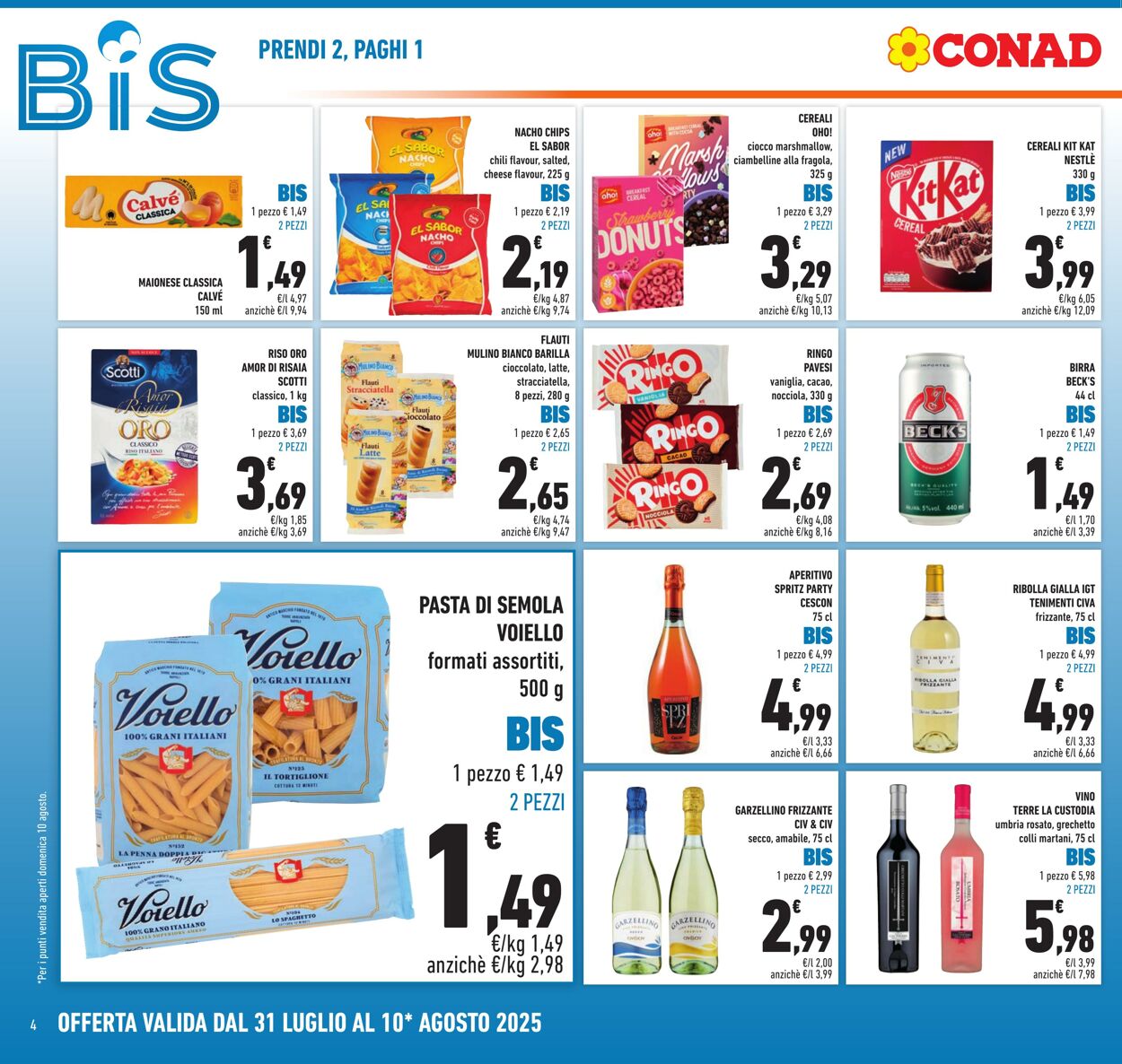 Volantino Conad 08.08.2025 - 08.08.2025
