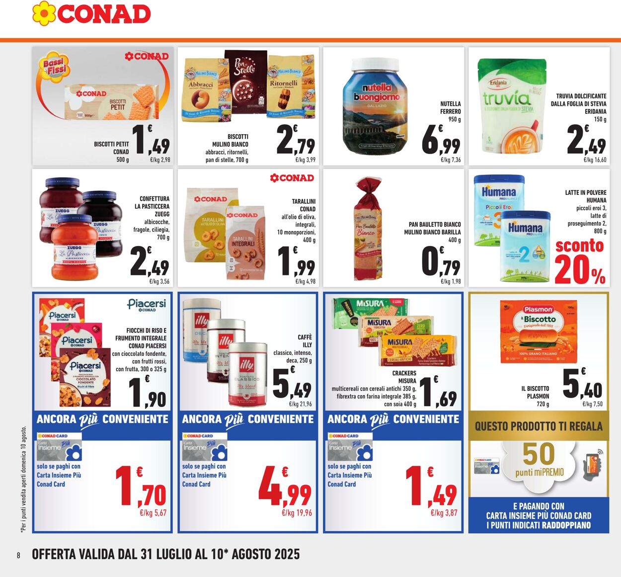 Volantino Conad 08.08.2025 - 08.08.2025