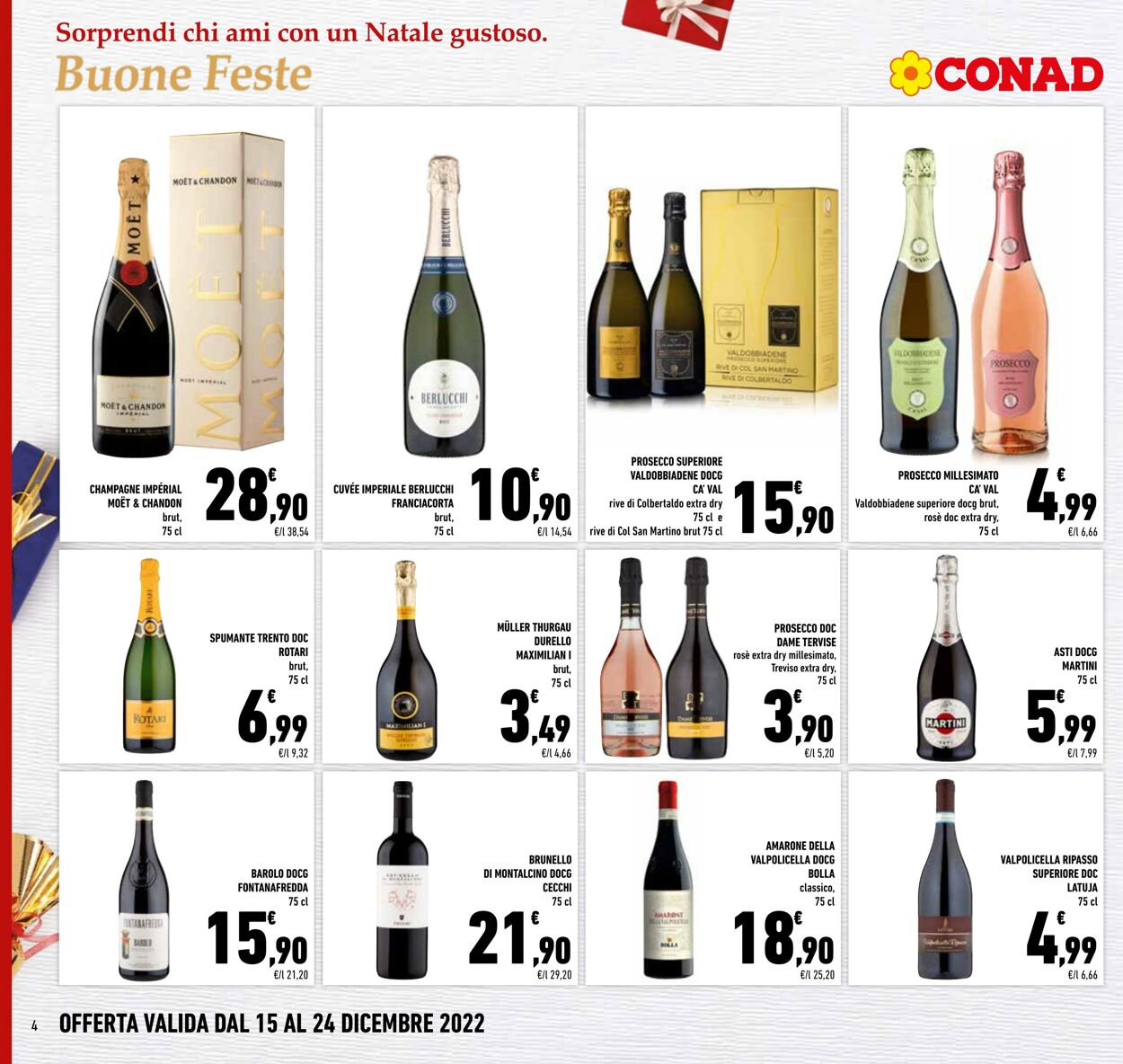 Volantino Conad 15.12.2022 - 24.12.2022