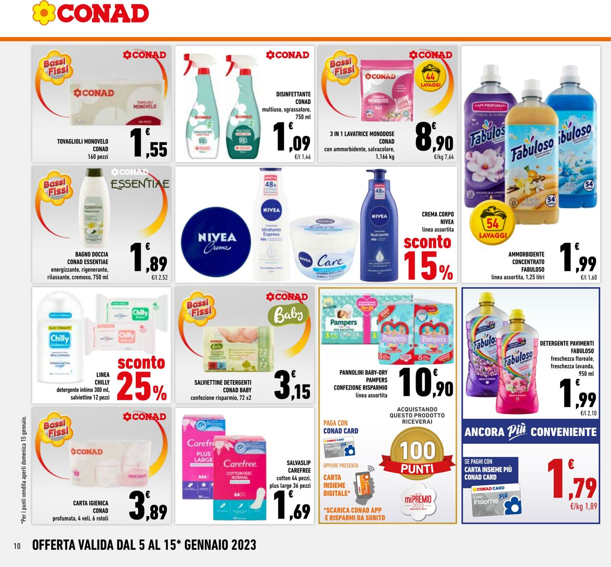 Volantino Conad 05.01.2023 - 15.01.2023