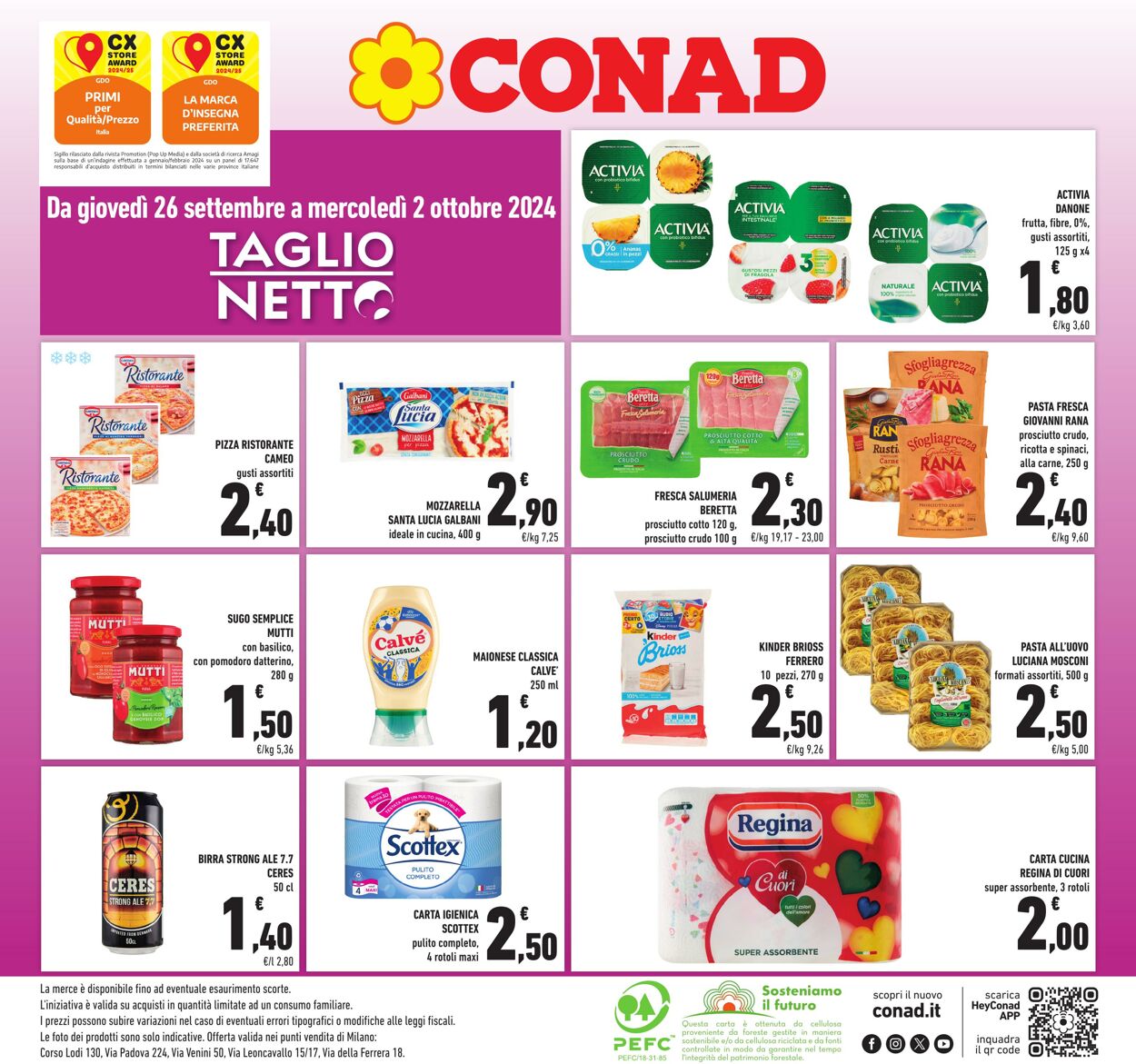 Volantino Conad 26.09.2024 - 02.10.2024