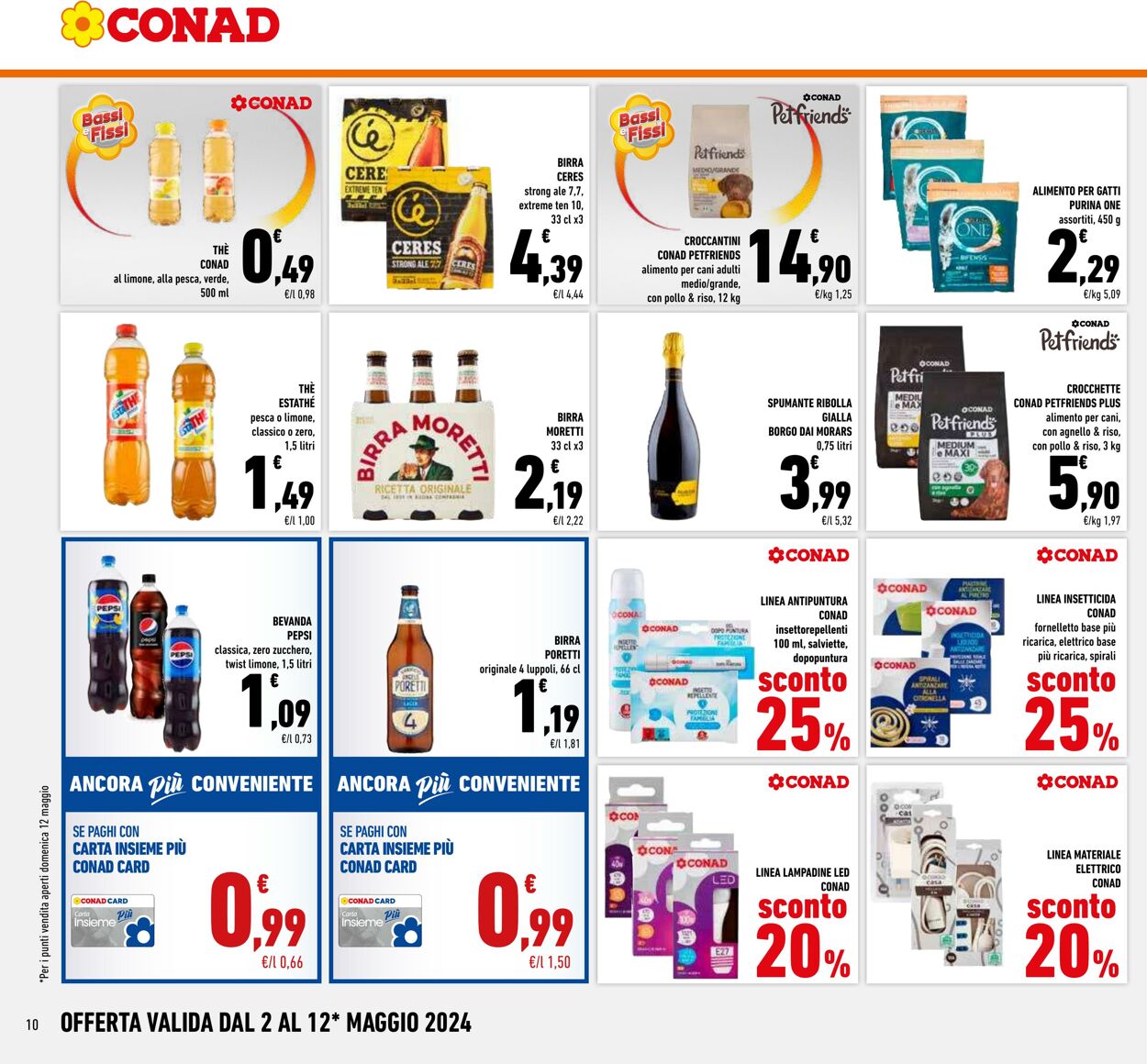 Volantino Conad 02.04.2024 - 12.05.2024