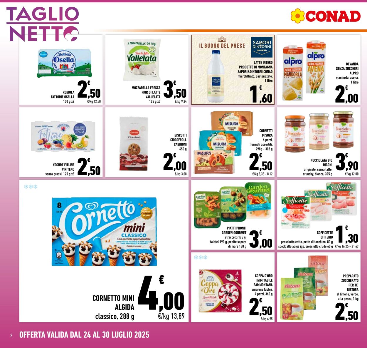 Volantino Conad 25.07.2025 - 25.07.2025