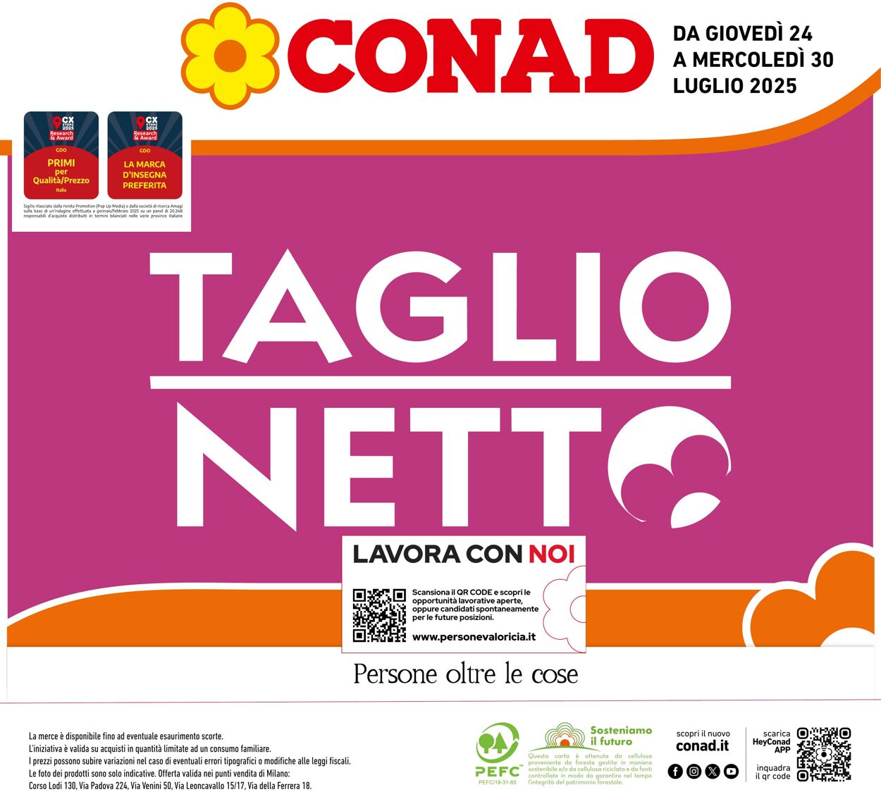 Volantino Conad 25.07.2025 - 25.07.2025