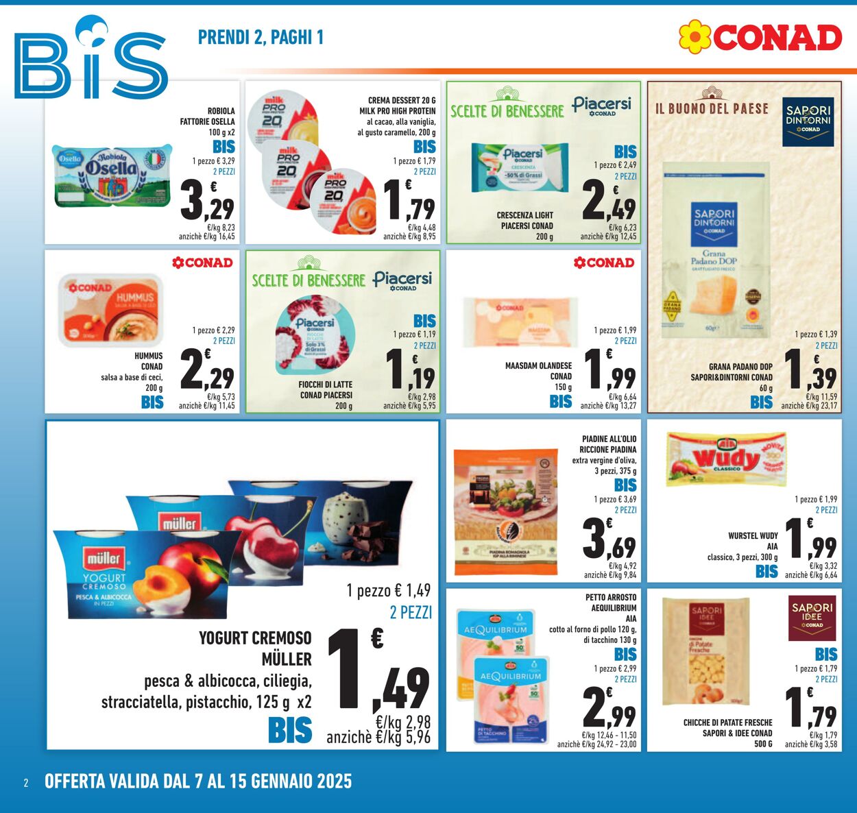 Volantino Conad 07.01.2025 - 15.01.2025