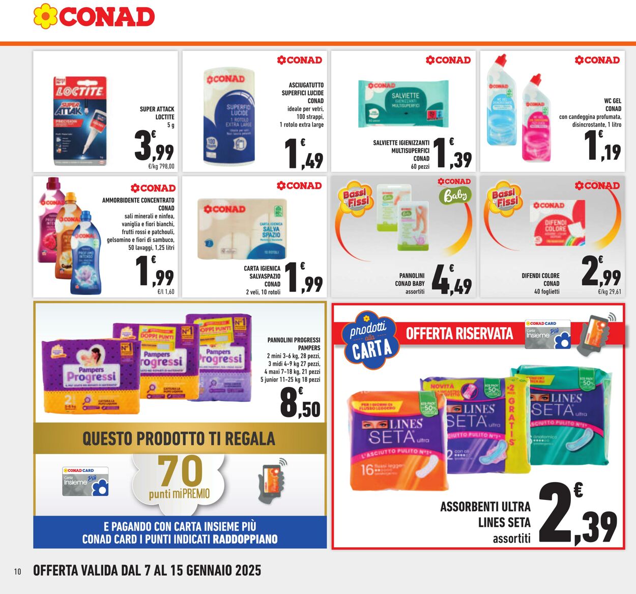 Volantino Conad 07.01.2025 - 15.01.2025