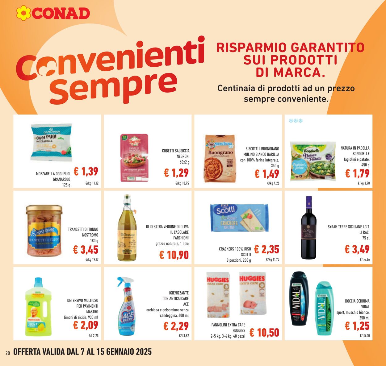 Volantino Conad 07.01.2025 - 15.01.2025