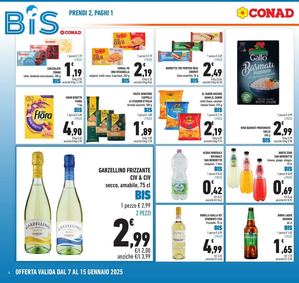 Volantino Conad 07.01.2025 - 15.01.2025