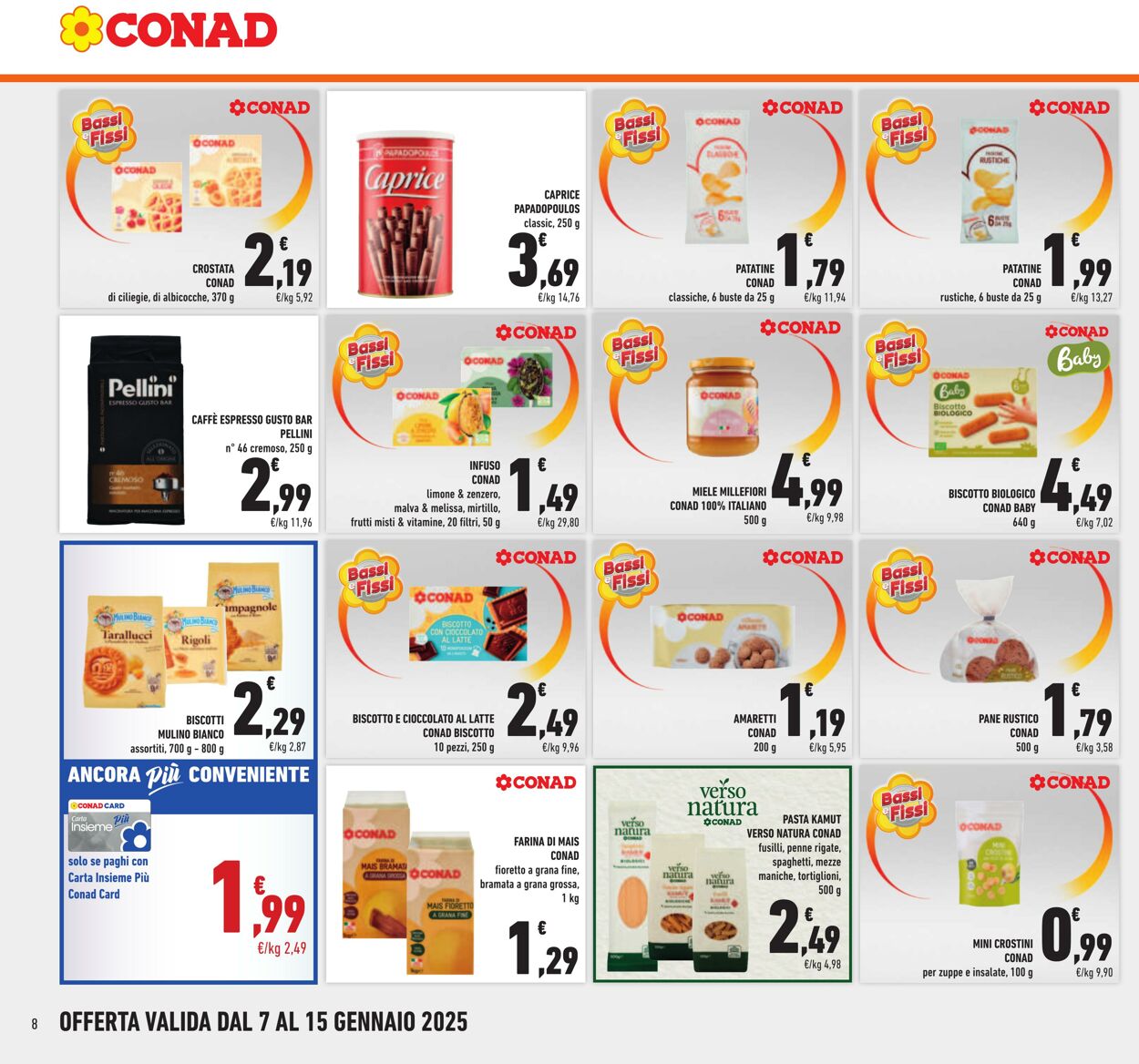 Volantino Conad 07.01.2025 - 15.01.2025