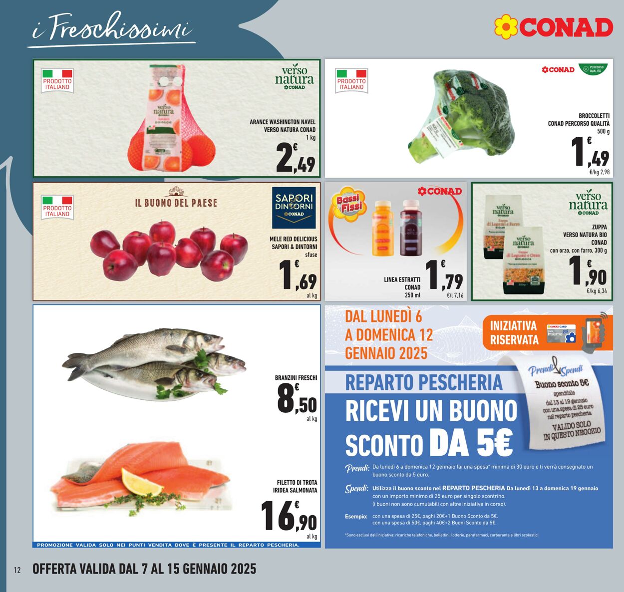 Volantino Conad 07.01.2025 - 15.01.2025