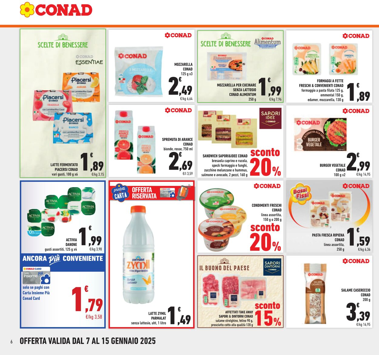 Volantino Conad 07.01.2025 - 15.01.2025