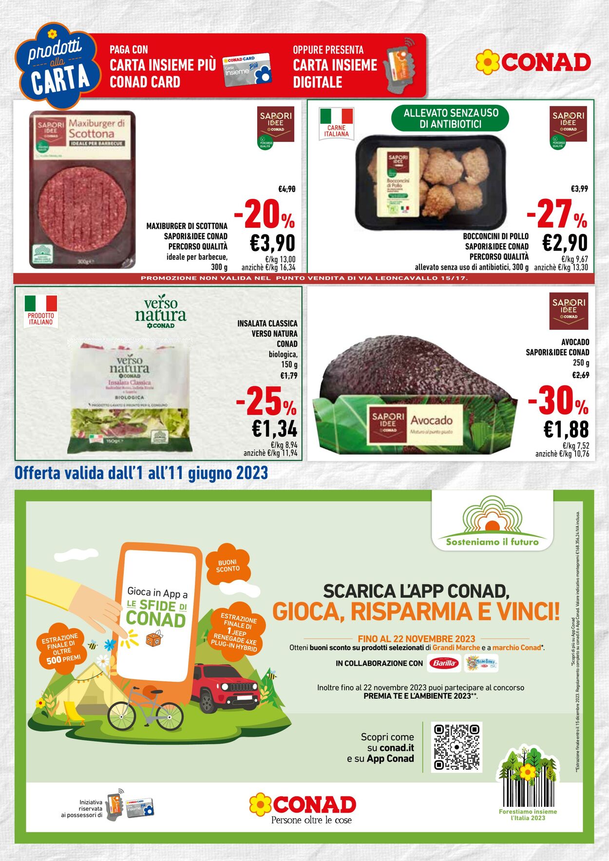 Volantino Conad 01.05.2023 - 11.06.2023