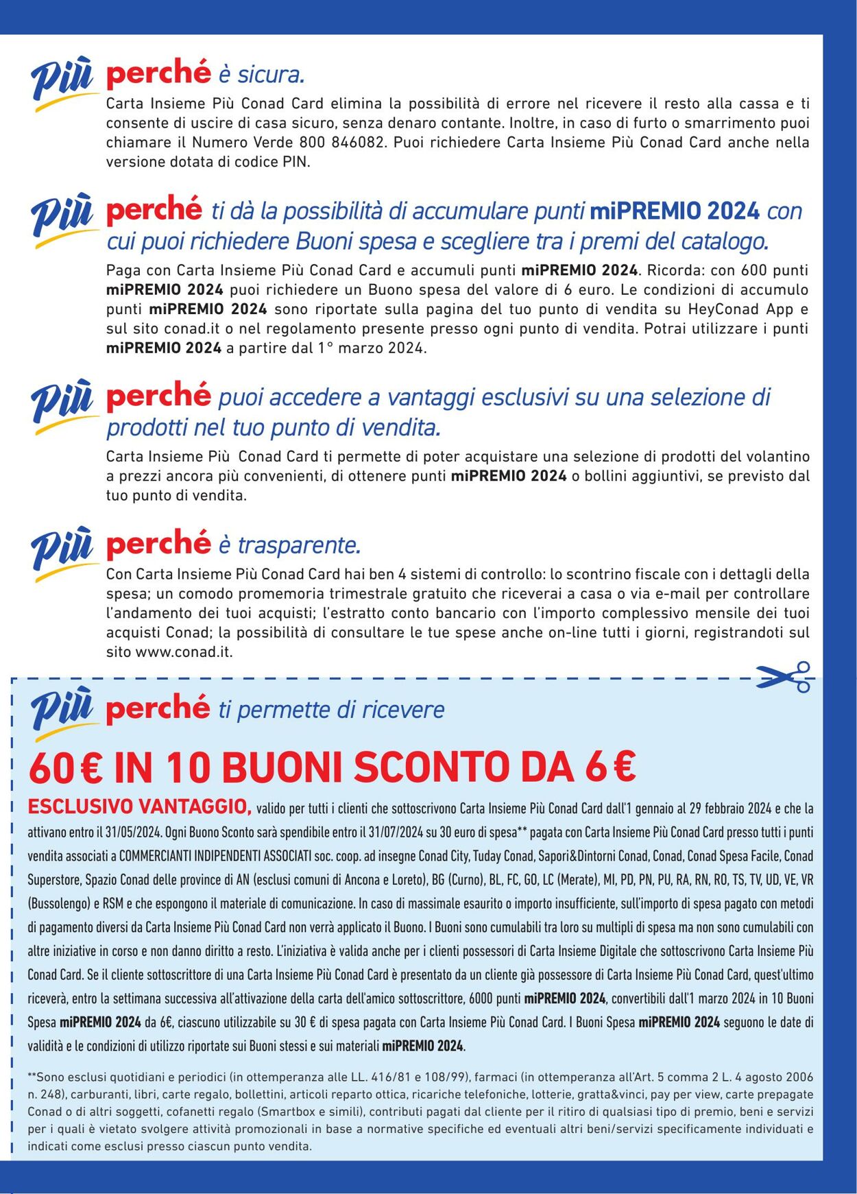 Volantino Conad 01.01.2024 - 29.02.2024