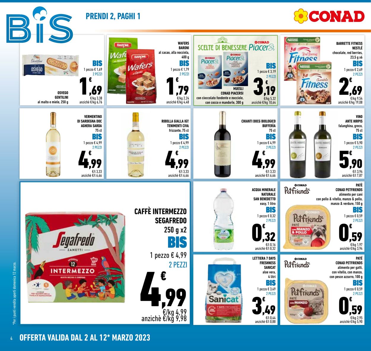 Volantino Conad 02.02.2023 - 12.03.2023