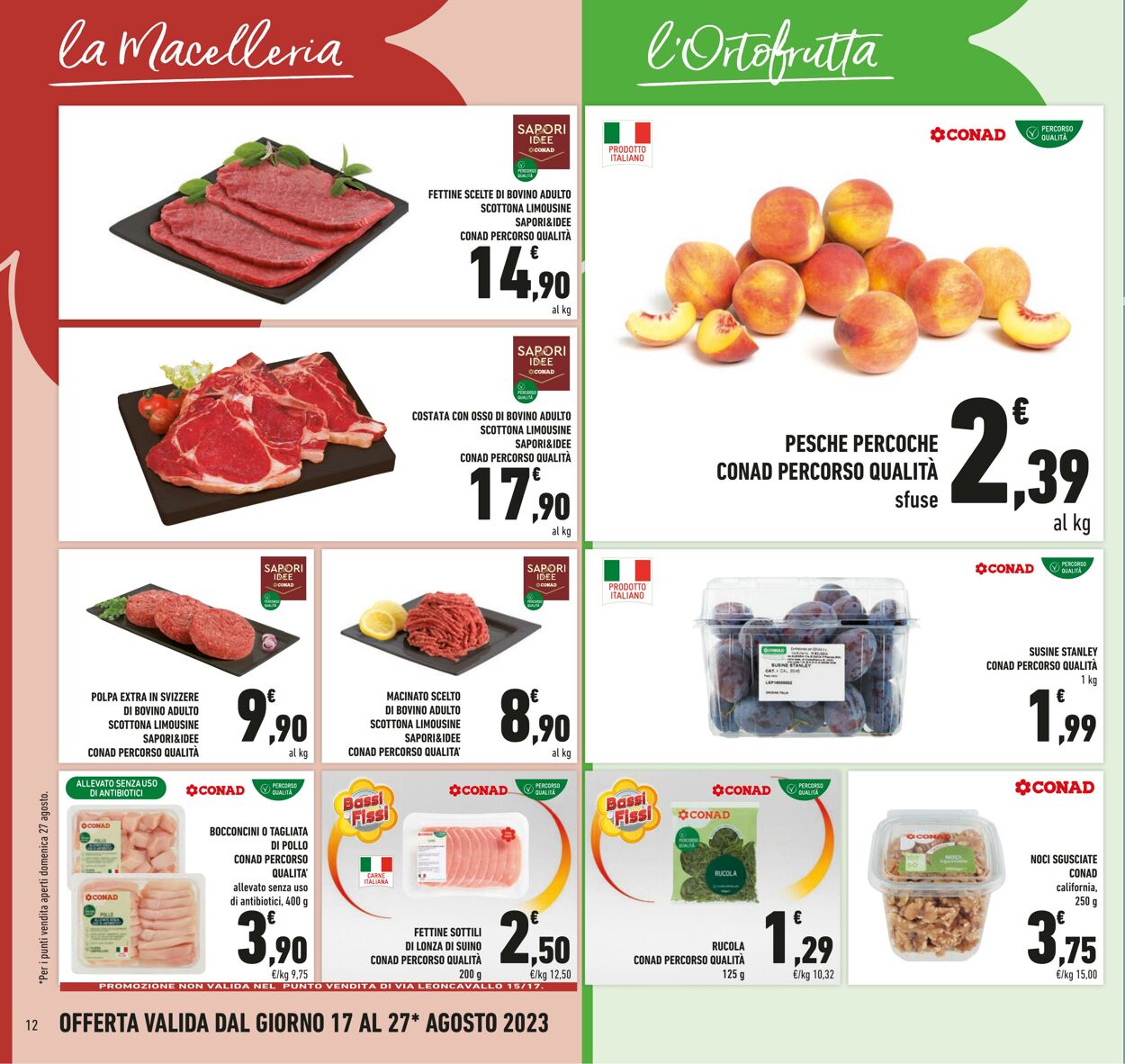 Volantino Conad 17.08.2023 - 27.08.2023