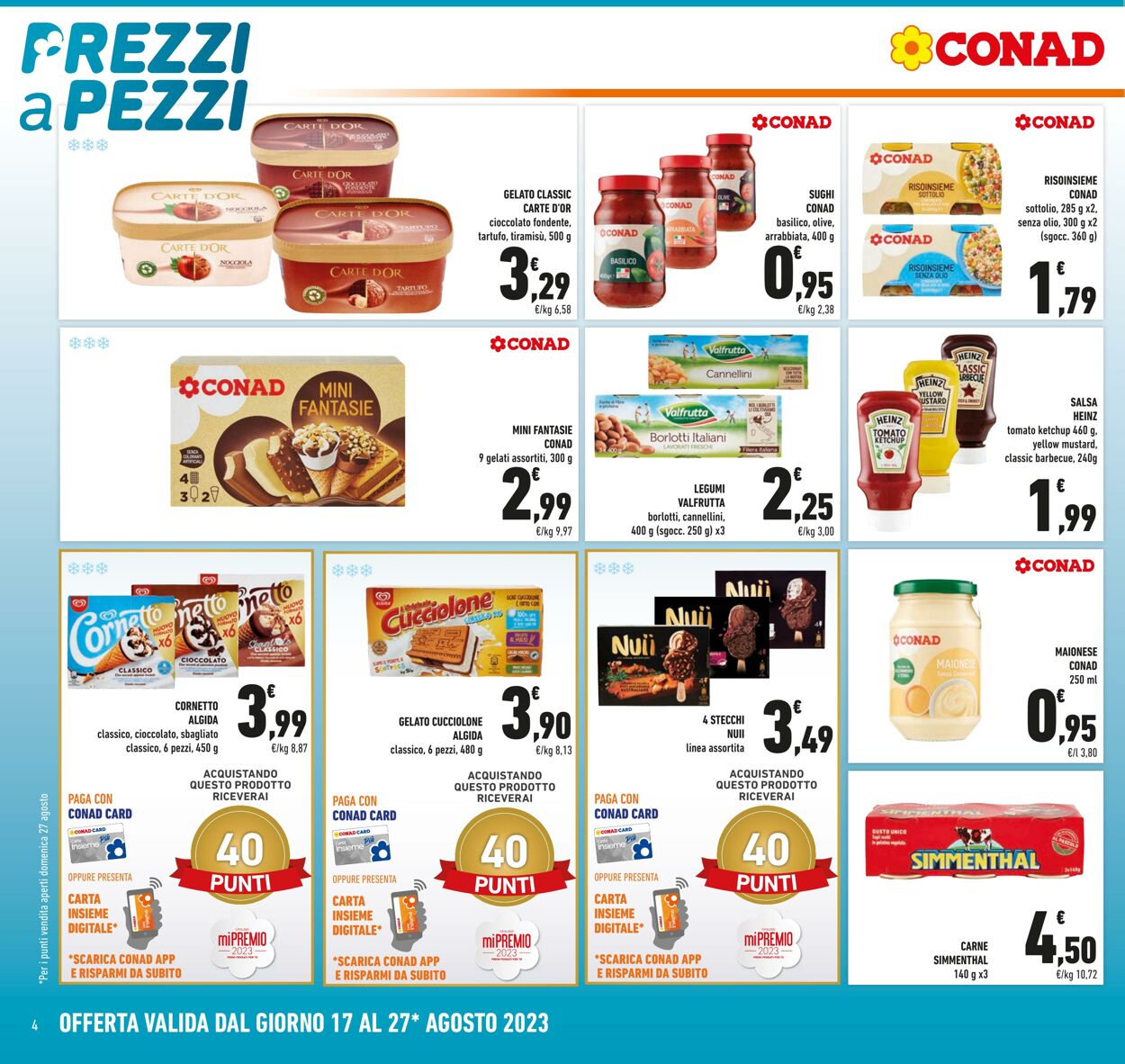 Volantino Conad 17.08.2023 - 27.08.2023