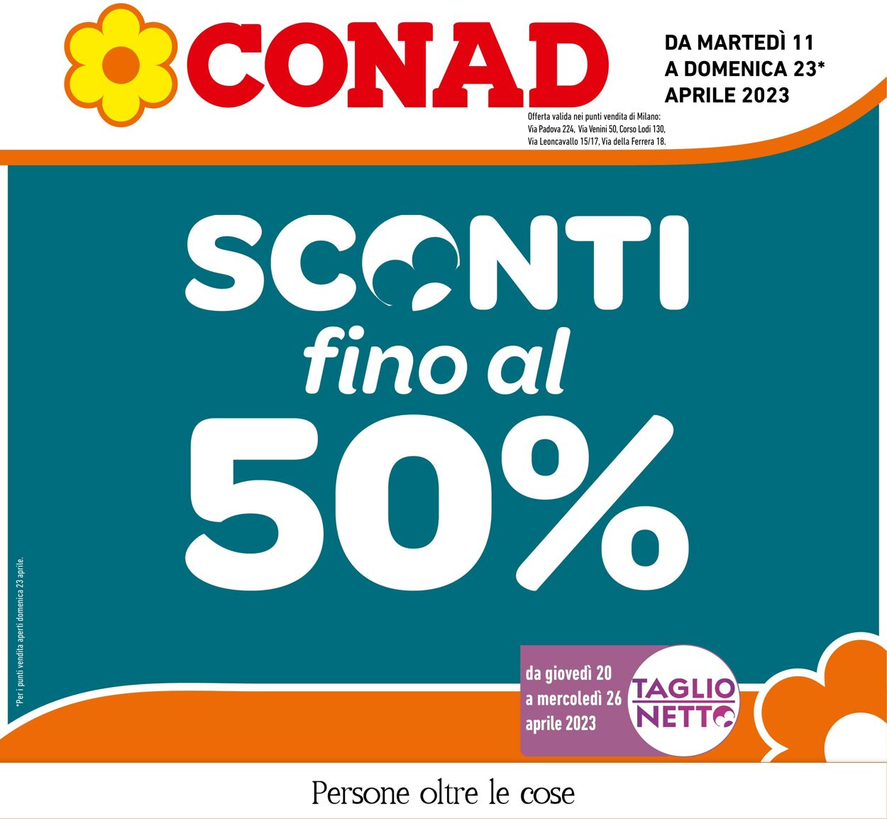 Volantino Conad 11.04.2023 - 23.04.2023