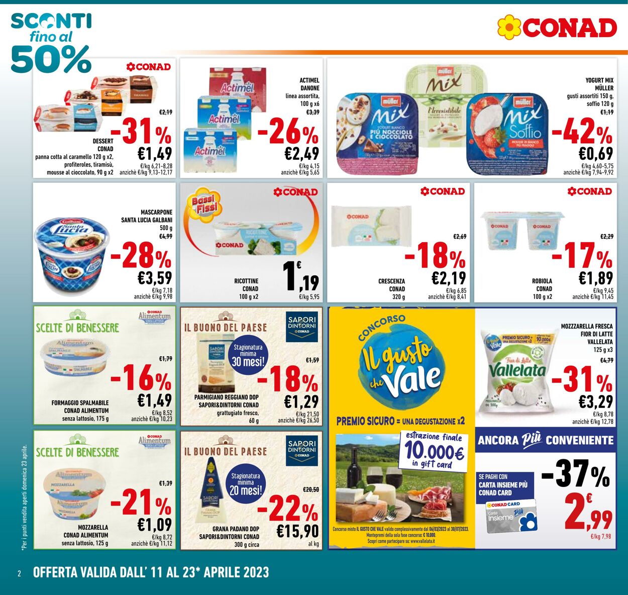 Volantino Conad 11.04.2023 - 23.04.2023