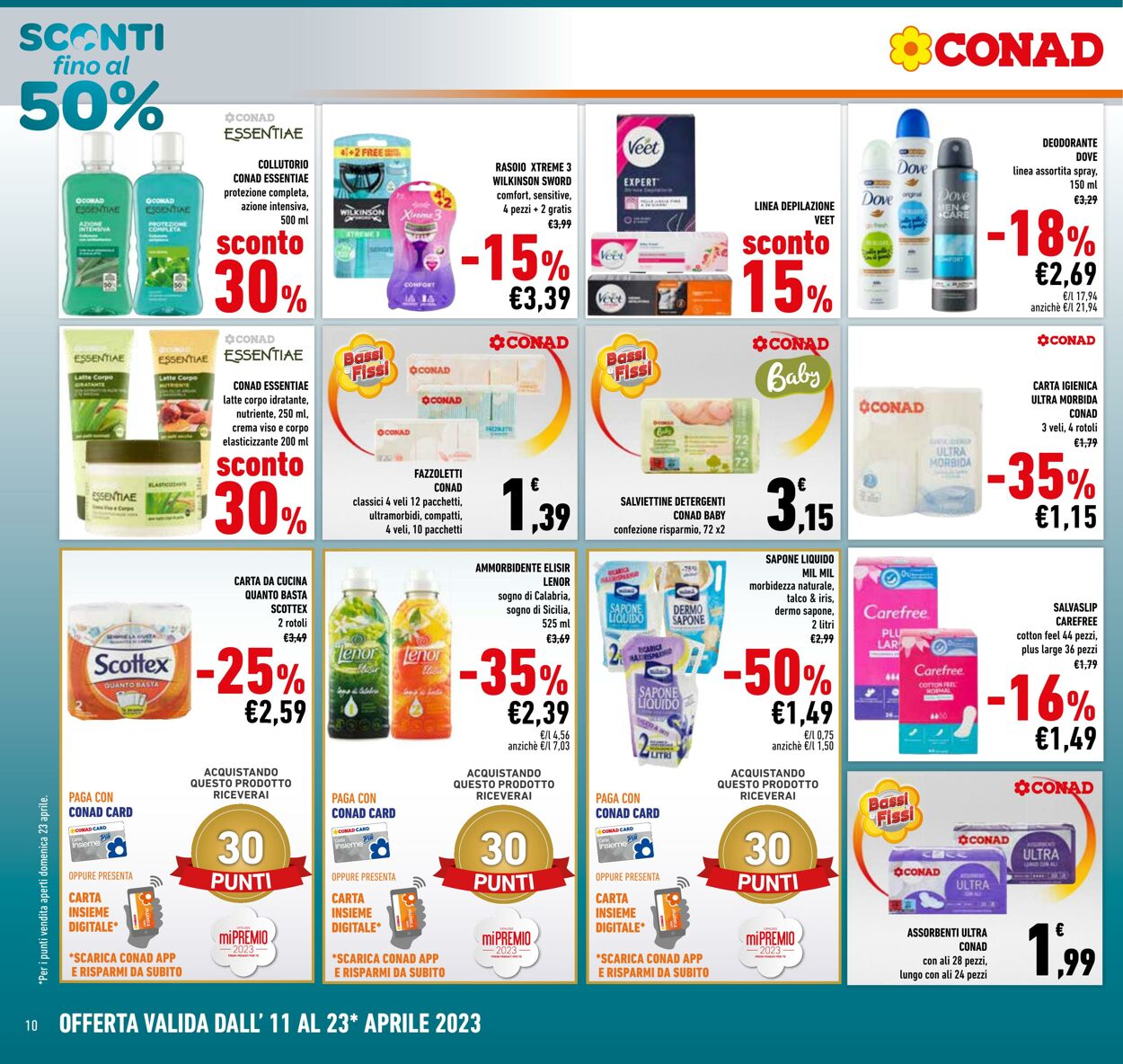 Volantino Conad 11.04.2023 - 23.04.2023